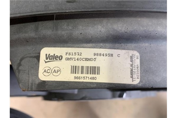 Recambio de electroventilador para peugeot 308 1.6 gt referencia OEM IAM 9661571480 988495HC 