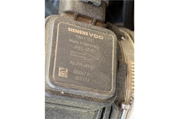 Recambio de caudalimetro para peugeot expert furgón 2.0 furgón l1h1 referencia OEM IAM 9645948980 5WK97002 
