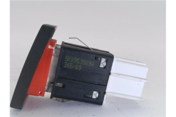 Recambio de interruptor luces emergencia para volkswagen golf vi (5k1) 1.6 advance referencia OEM IAM 5K0953509A  