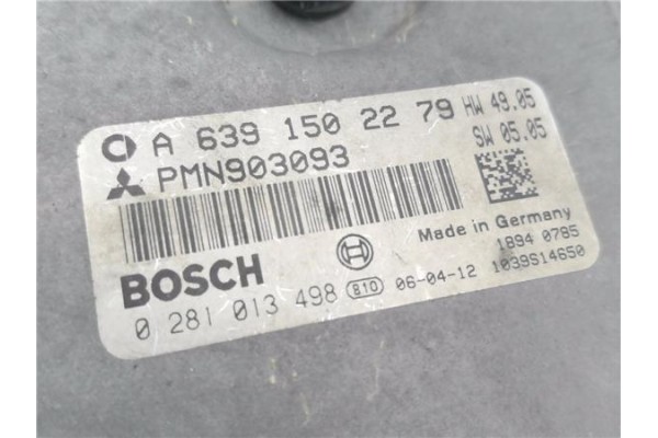 Recambio de centralita para mitsubishi colt cz3 berl. 3 (z30) 1.5 di-d instyle referencia OEM IAM PMN903093 0281013498 
