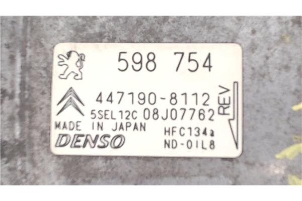 Recambio de compresor aire acond. para peugeot 308 1.6 gt referencia OEM IAM 648710  