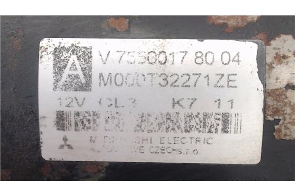 Recambio de motor arranque para peugeot 308 1.6 gt referencia OEM IAM V75500178004 M000T32271ZE 