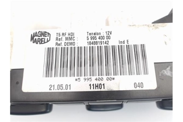 Recambio de mandos calefaccion / a.a. para peugeot 307 (s1) referencia OEM IAM (1848819142) (599540000) 