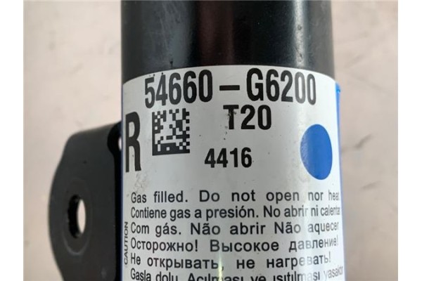 Recambio de amortiguador delantero derecho para kia picanto (ja) 1.0 gdi drive 5mt referencia OEM IAM 54660G6200  