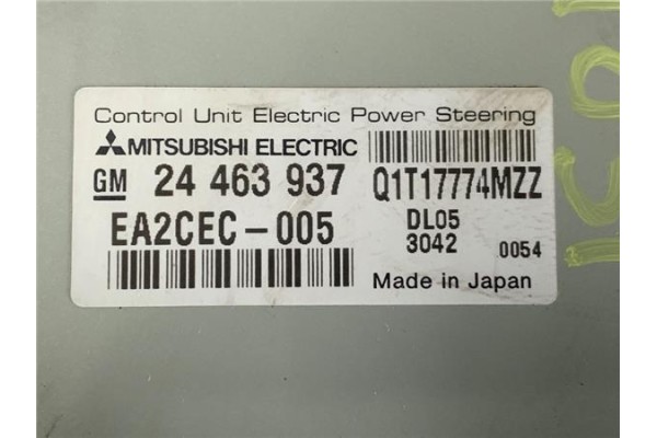 Recambio de columna direccion electrica para opel combo furgón/ranchera familiar 1.7 di 16v referencia OEM IAM 24463940 24463937