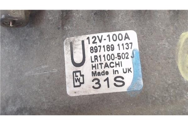Recambio de alternador para opel combo furgón/ranchera familiar 1.7 di 16v referencia OEM IAM 8971891137 LR1100502J 