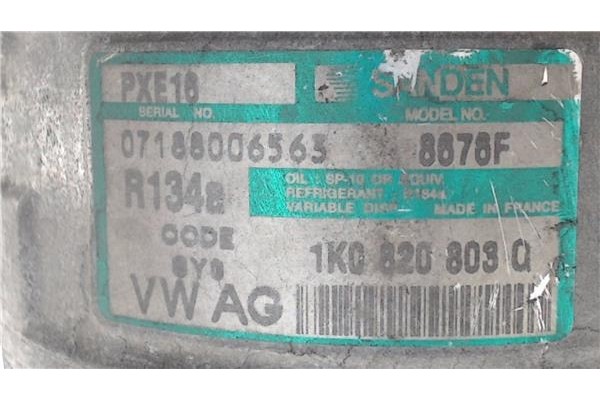 Recambio de compresor aire acond. para seat leon (1p1) 1.9 tdi referencia OEM IAM 1K0820803Q PXE168678F 