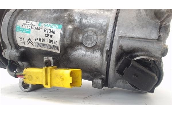 Recambio de compresor aire acond. para peugeot 207 1.6 hdi referencia OEM IAM 9651910980 SD6C121351F 