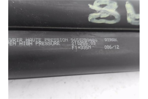 Recambio de amortiguador porton para peugeot 207 1.6 premium referencia OEM IAM 9650780480  