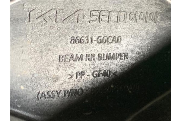 Recambio de refuerzo paragolpes trasero para kia picanto (ja) 1.0 gdi drive 5mt referencia OEM IAM 86631G6CA0  