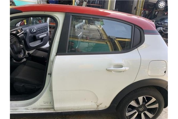 Recambio de puerta trasero izquierda para citroen c3 1.2 feel referencia OEM IAM 9812716780  