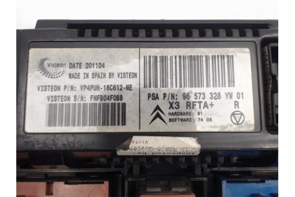 Recambio de mandos climatizador para citroen c5 berlina referencia OEM IAM 96573328 X3RFTA/VP4PUH18C612ME 