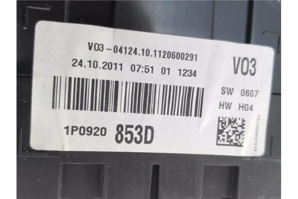 Recambio de cuadro completo para seat leon (1p1) 1.6 tdi referencia OEM IAM 1P0920853D  