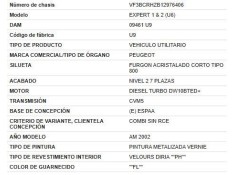 peugeot expert (224) del año 2002