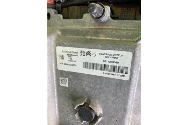 Recambio de centralita para citroen c3 1.2 feel referencia OEM IAM 9817335080 A2C1444260001 