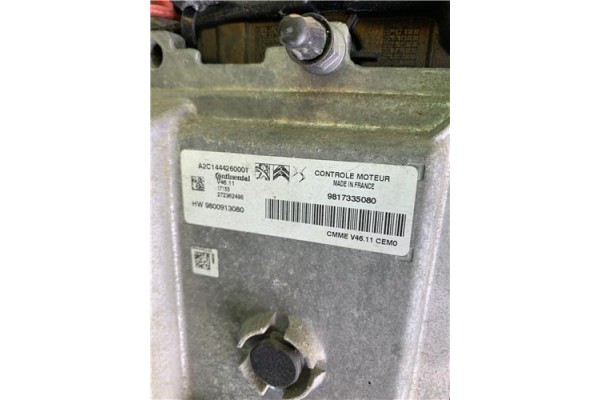 Recambio de centralita para citroen c3 1.2 feel referencia OEM IAM 9817335080 A2C1444260001 