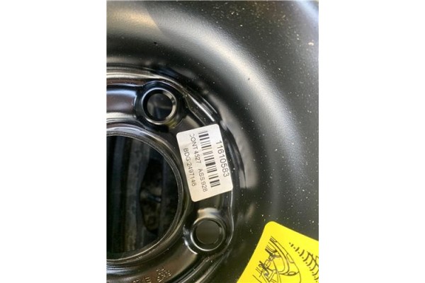 Recambio de rueda completa repuesto para citroen c3 1.2 feel referencia OEM IAM 11610583 CONT4527 