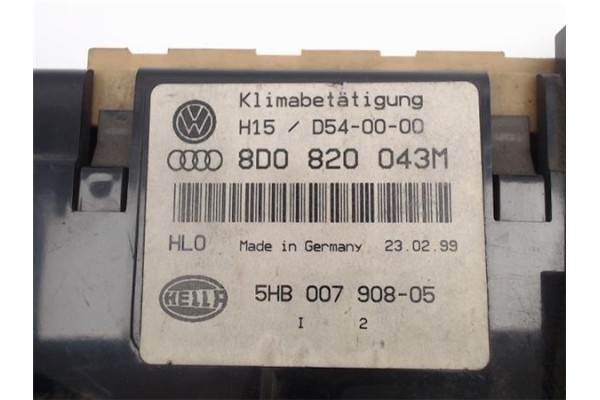 Recambio de mandos climatizador para audi a4 avant (b5) referencia OEM IAM (8D0820043M) (5HB007908-05) 