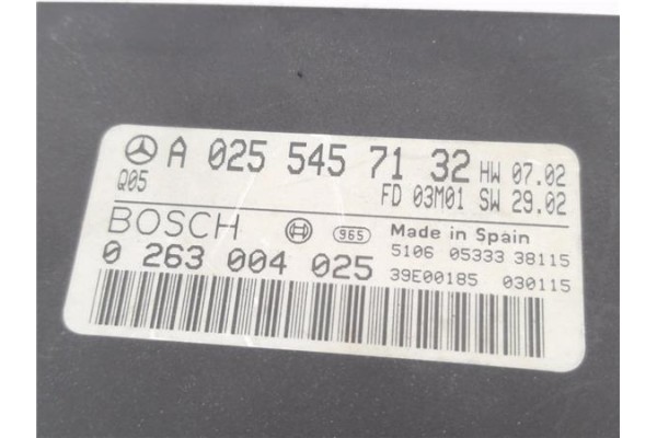 Recambio de centralita cambio automatico para mercedes-benz clase e (bm 211) berlina 3.2 e 320 (211.065) referencia OEM IAM A025
