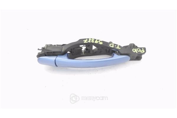 Recambio de maneta exterior trasero derecha para volkswagen polo iv (9n1) 1.4 tdi referencia OEM IAM 3B0837207G 6Q4839886A 