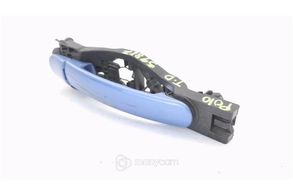 Recambio de maneta exterior trasero derecha para volkswagen polo iv (9n1) 1.4 tdi referencia OEM IAM 3B0837207G 6Q4839886A 