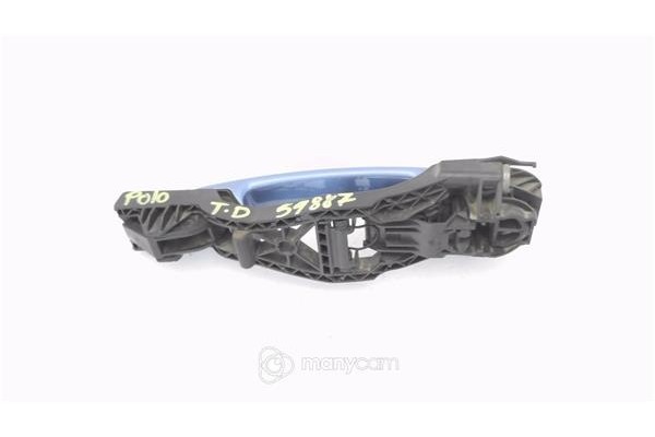 Recambio de maneta exterior trasero derecha para volkswagen polo iv (9n1) 1.4 tdi referencia OEM IAM 3B0837207G 6Q4839886A 