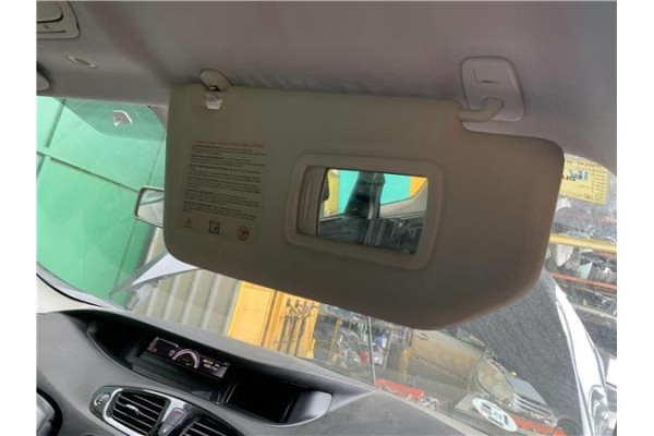 Recambio de parasol derecho para renault grand scénic iii (jz0/1_) 1.5 dci referencia OEM IAM 964007324R 964003478R 