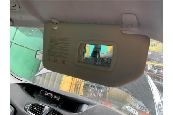 Recambio de parasol derecho para renault grand scénic iii (jz0/1_) 1.5 dci referencia OEM IAM 964007324R 964003478R 