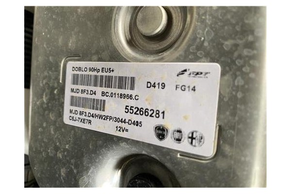 Recambio de centralita para opel combo d 1.3 cargo l1h1 2,2t referencia OEM IAM 55266281 MJD8F3D4 