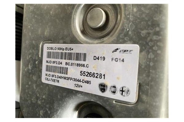 Recambio de centralita para opel combo d 1.3 cargo l1h1 2,2t referencia OEM IAM 55266281 MJD8F3D4 