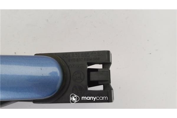 Recambio de maneta exterior trasero izquierda para volkswagen polo iv (9n1) 1.4 tdi referencia OEM IAM 3B0837207G 6Q4839885A 