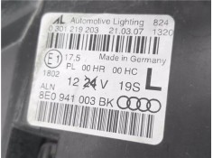 Recambio de faro delantero izquierdo para audi a4 berlina (8e) 2.0 tdi (dpf) (125kw) referencia OEM IAM 8E0941003BK  