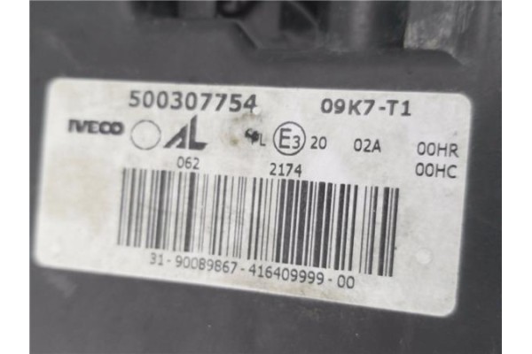 Recambio de faro delantero dcho para iveco daily camión/volquete 2.8 35 - c 13 caja abierta referencia OEM IAM 500307754  