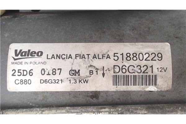 Recambio de motor arranque para opel combo d 1.3 selection l2h1 referencia OEM IAM 51880229 D6G321 