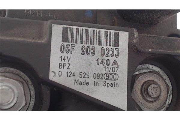 Recambio de alternador para audi a4 berlina (8e) 2.0 tdi (dpf) (125kw) referencia OEM IAM 06F903023J  