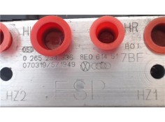 Recambio de nucleo abs para audi a4 berlina (8e) 2.0 tdi (dpf) (125kw) referencia OEM IAM 8E0614517BF 265234336 