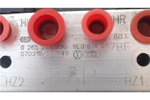Recambio de nucleo abs para audi a4 berlina (8e) 2.0 tdi (dpf) (125kw) referencia OEM IAM 8E0614517BF 265234336 
