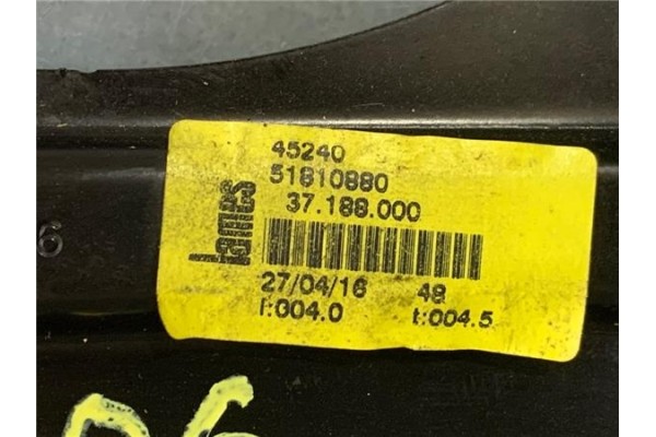 Recambio de mecanismo elevalunas delantero izquierdo para opel combo d 1.3 selection l2h1 referencia OEM IAM 51810880 37188000 