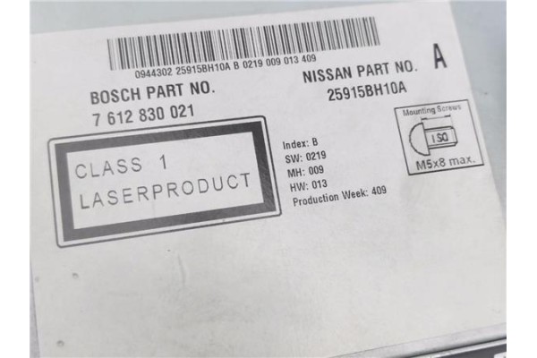 Recambio de autoradio para nissan note (e11e) 1.5 dci referencia OEM IAM 25915BH10A  