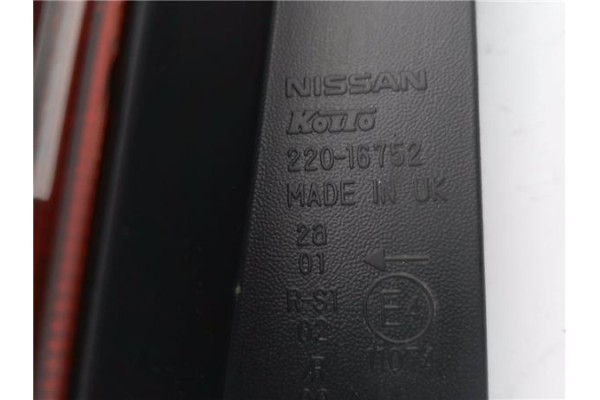 Recambio de piloto trasero izquierdo para nissan note (e11e) 1.5 dci referencia OEM IAM 22016752  