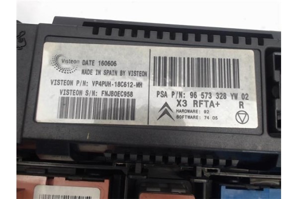 Recambio de mandos climatizador para citroen c5 berlina referencia OEM IAM 96573328 X3RFTA/VP4PUH18C612MH 