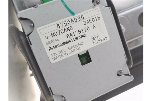 Recambio de autoradio para mitsubishi lancer berlina/ familiar (cs0a/w) vii 2.0 di-d referencia OEM IAM 8750A143 85150612Q 