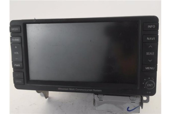 Recambio de autoradio para mitsubishi lancer berlina/ familiar (cs0a/w) vii 2.0 di-d referencia OEM IAM 8750A143 85150612Q 