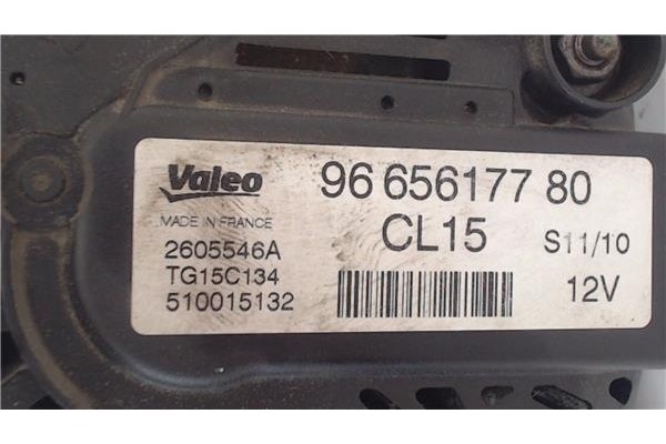 Recambio de alternador para peugeot 308 1.6 confort referencia OEM IAM 9665617780 2605546A 