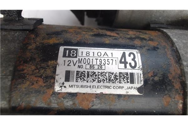 Recambio de motor arranque para mitsubishi lancer berlina/ familiar (cs0a/w) vii 2.0 di-d referencia OEM IAM 1810A143 M001T93571