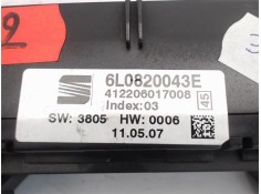 Recambio de mandos climatizador para seat ibiza (6l1) referencia OEM IAM (6L0820043E) (412206017008) 