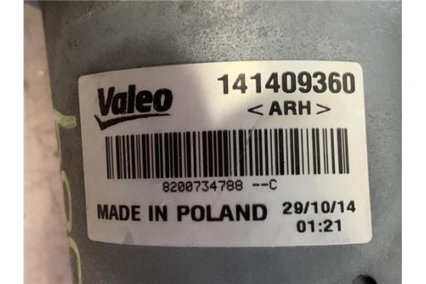 Recambio de motor limpiaparabrisas delantero para renault master iii combi 2.3 l2h2 3,5t referencia OEM IAM 141409360 8200734788