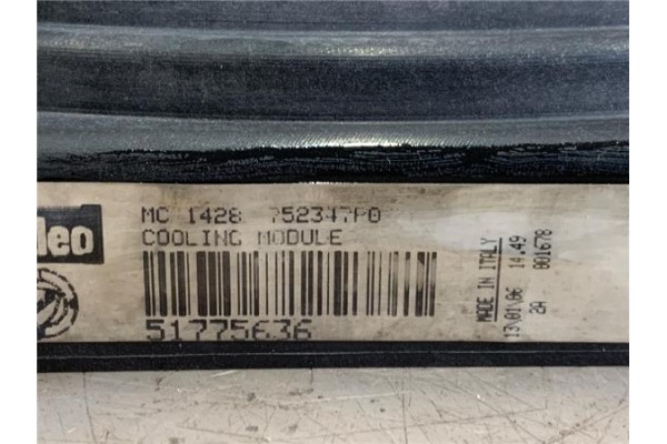 Recambio de electroventilador para fiat croma (194) 1.9 d multijet referencia OEM IAM MC1428752347P0 51775636 