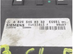 Recambio de centralita para mercedes-benz clase e (bm 210) berlina e 220 cdi (210.006) referencia OEM IAM A0255450332 5WK33843 