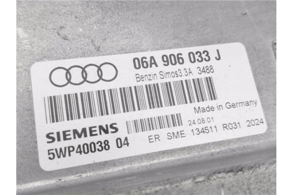 Recambio de centralita para audi a3 (8l) 1.6 ambiente referencia OEM IAM 06A906033J 5WP4003804 